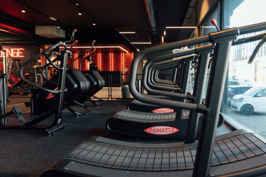 Area cardio con tapis roulant Panatta